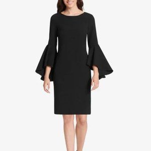 Antonio Melani Black Liz Bell Sleeve Dress